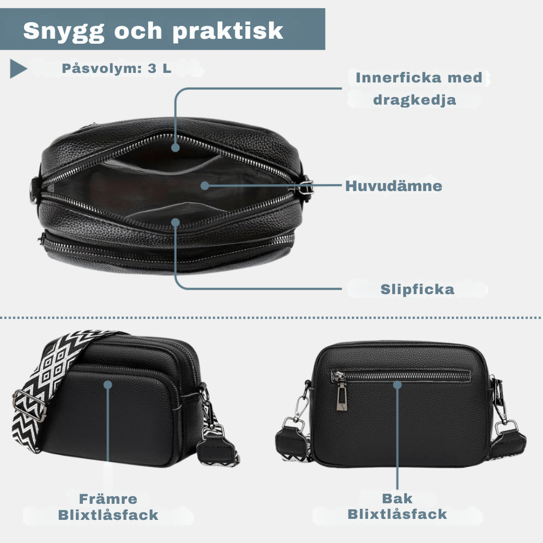 Hippea™ Bag - Lyxig Läderväska